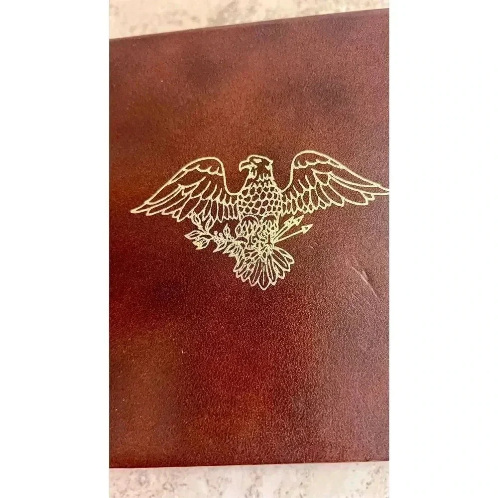 Brown Fantastic Vintage Condition Leather Like Fabric Jewelry Box‎
